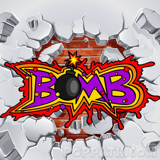 512x512 How To Draw Graffiti Word Art Bomb Pop Path - Graffiti Art Drawings