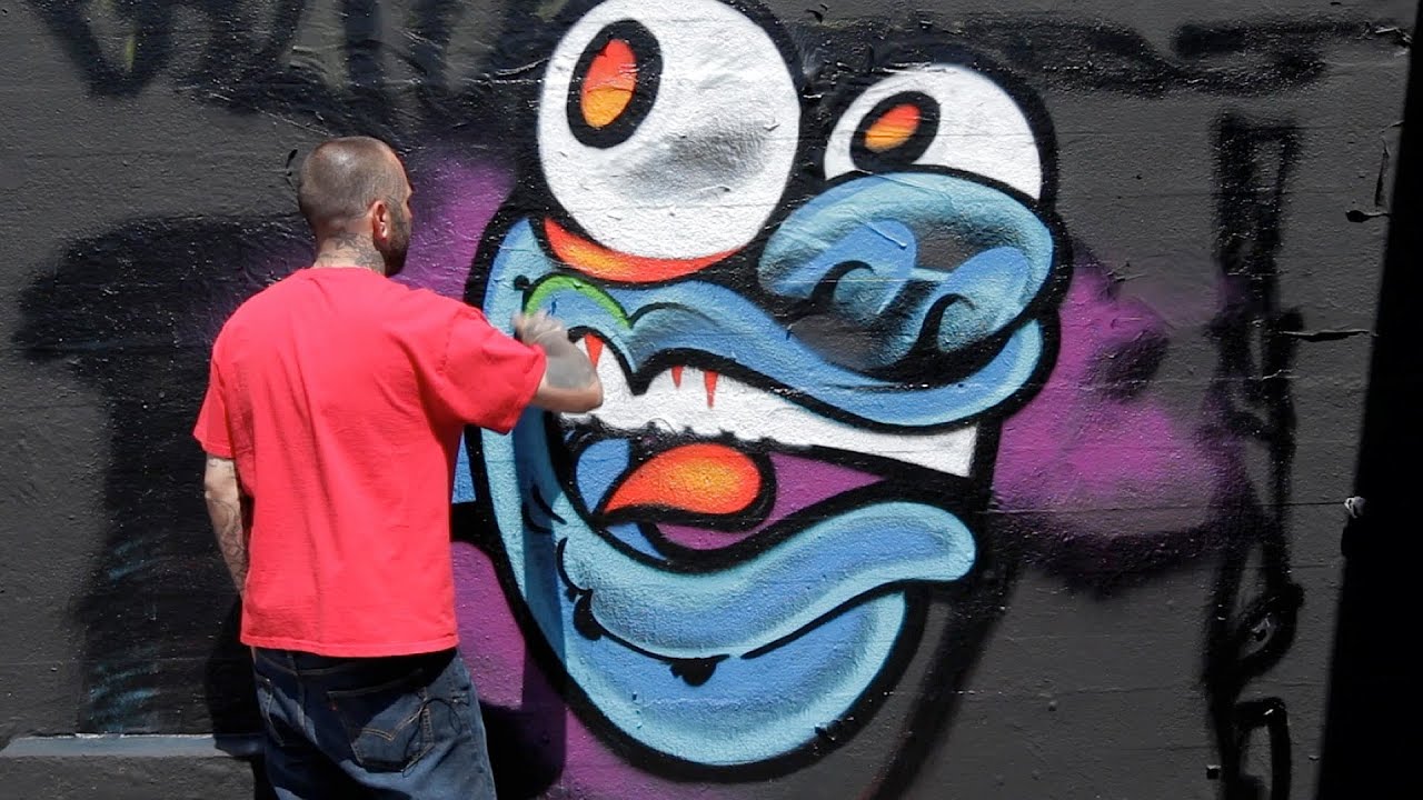 1280x720 How To Draw A Monster Graffiti Art - Graffiti Art Drawings