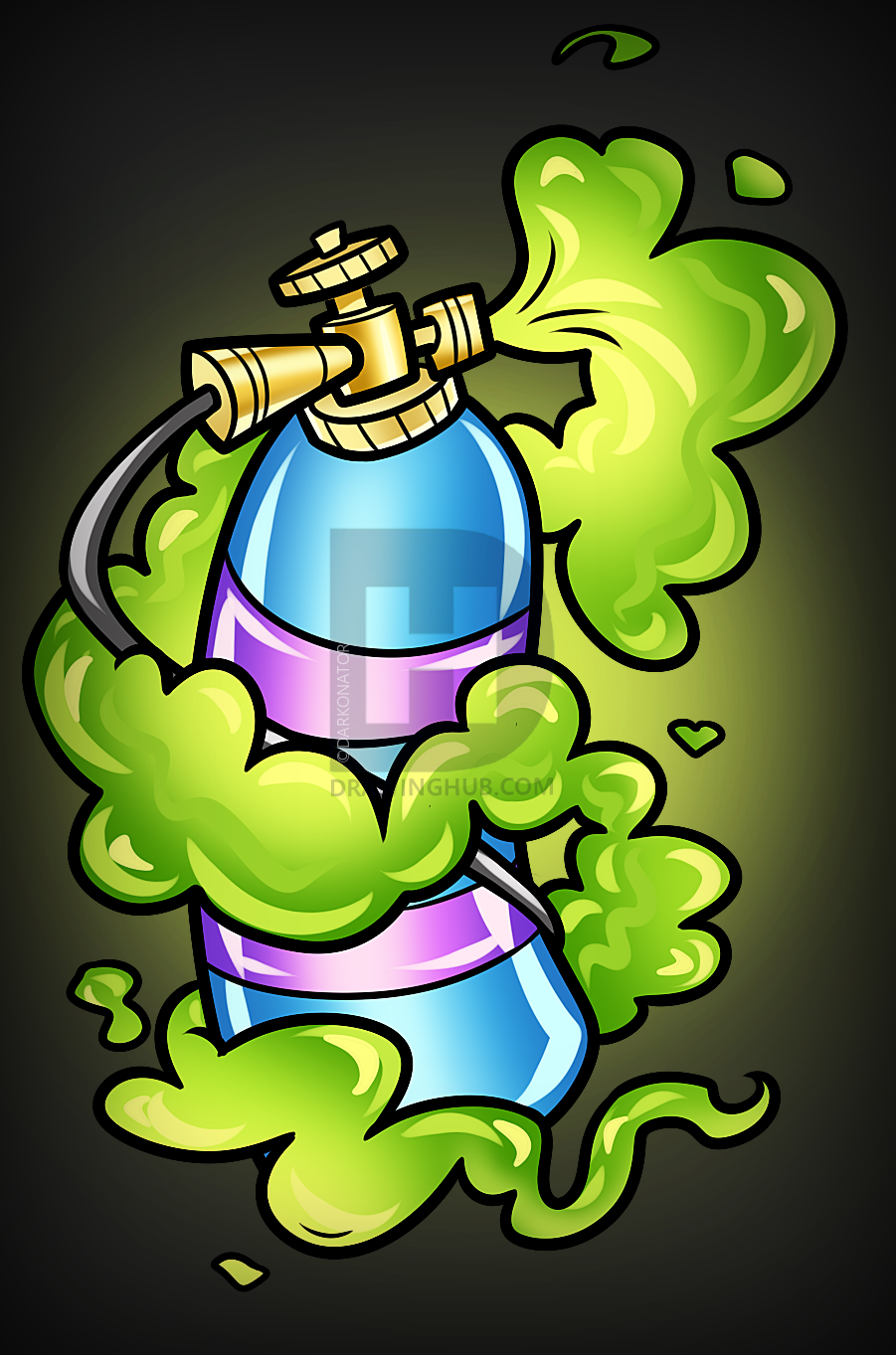 901x1363 How To Draw A Graffiti Can, Step - Graffiti Can Drawing