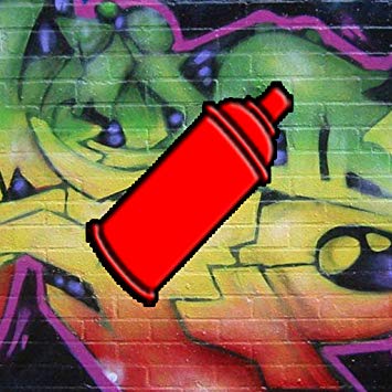 355x355 Graffiti Spray Can Painting And Drawing Application - Graffiti Can Drawing