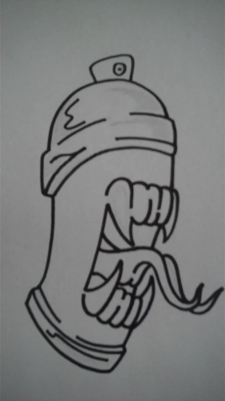 720x1280 huge collection of 'graffiti spray cans drawing' download more - Graffiti Can Drawing