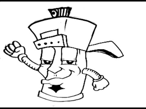 480x360 Lets Draw A Spray Can - Graffiti Can Drawing