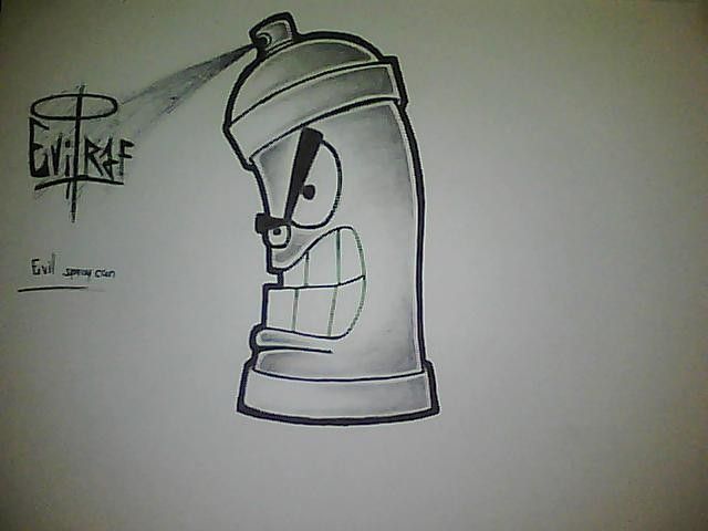 640x480 Graffiti Spray Can Drawing - Graffiti Can Drawing