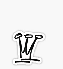 210x230 Graffiti Crown Drawing Stickers Redbubble - Graffiti Crown Drawing