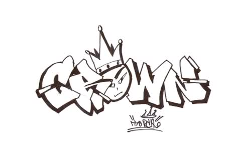 Graffiti Crown Drawing at PaintingValley.com | Explore collection of ...
