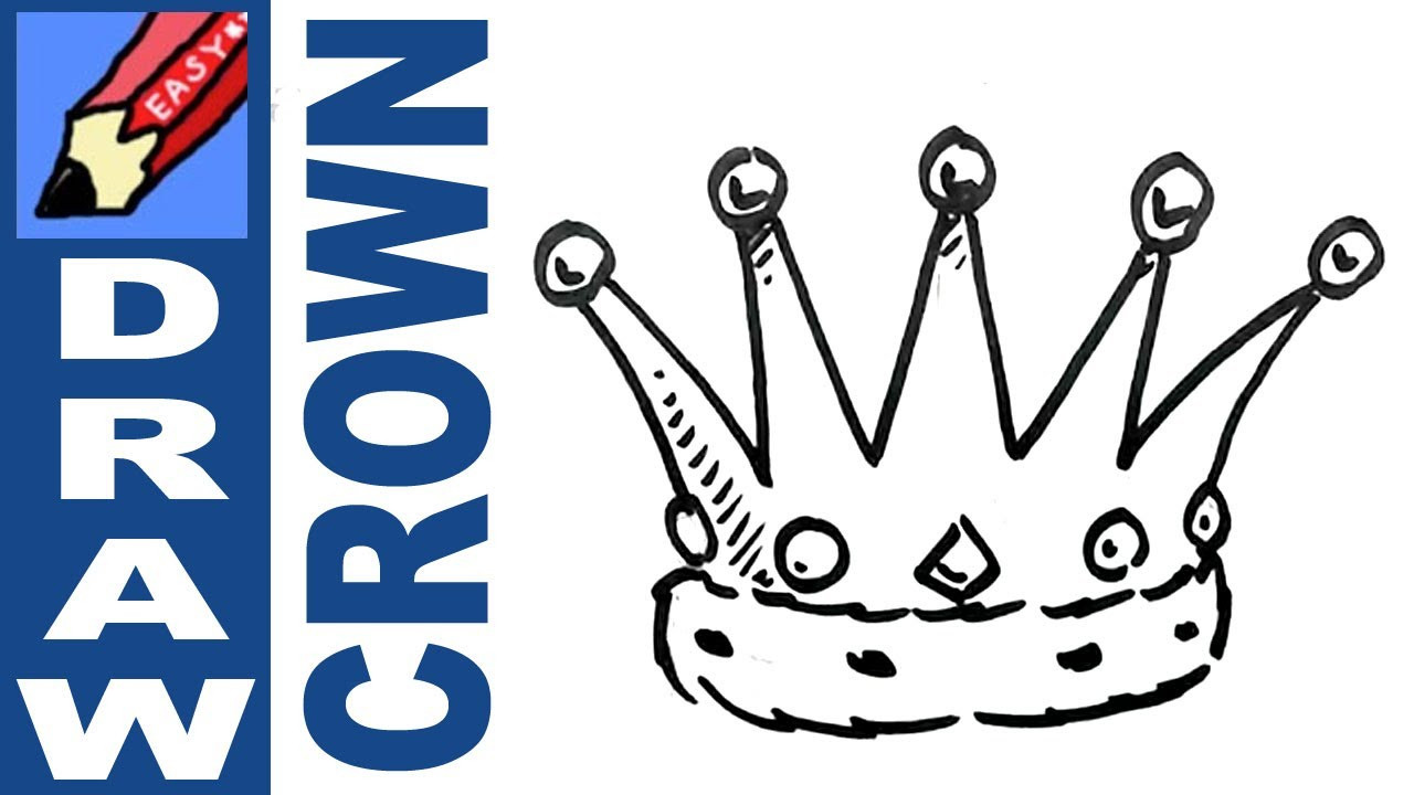 1280x720 how to draw a crown how to draw a crown graffiti crown drawing how - Graffiti Crown Drawing