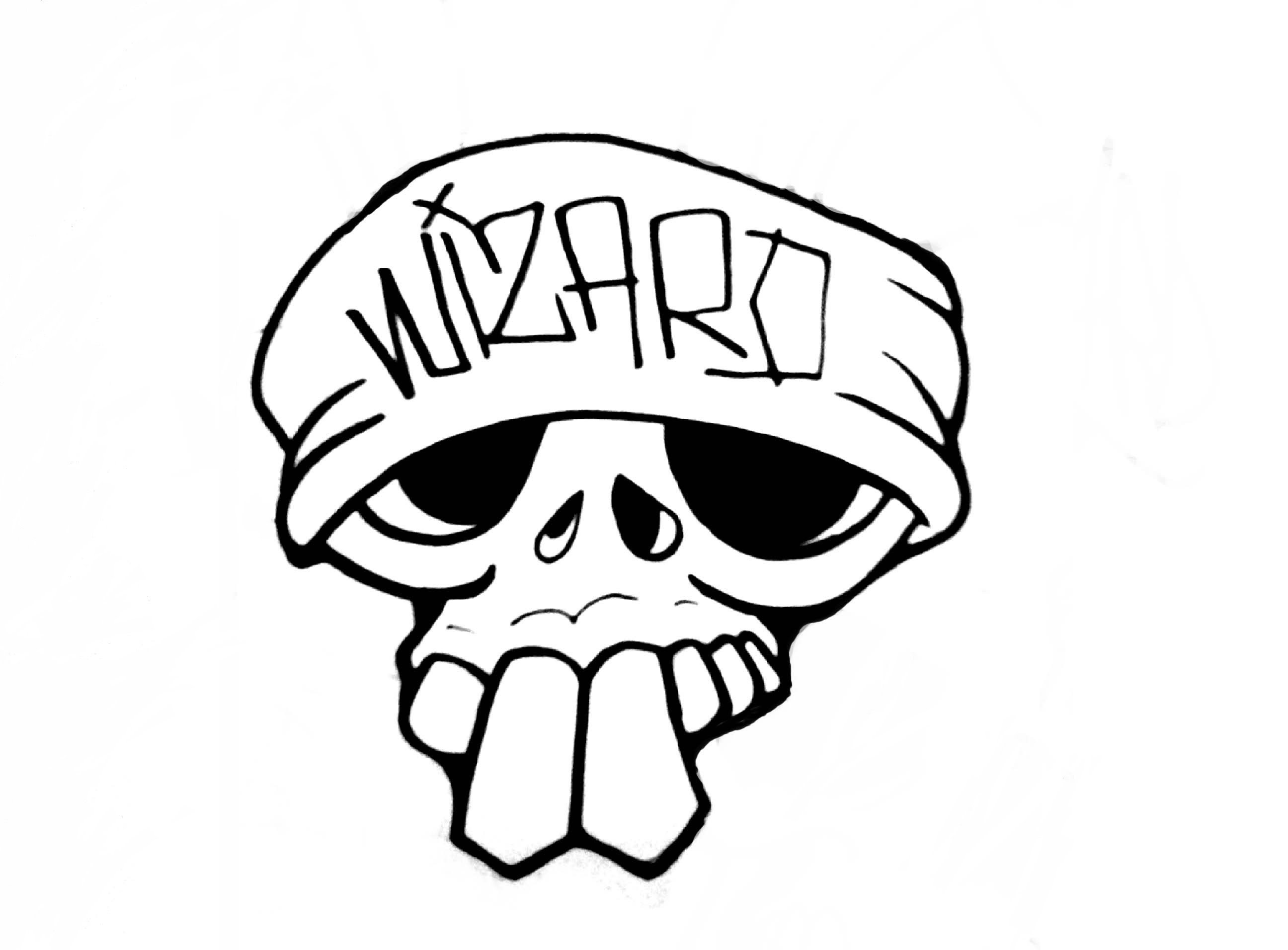 Easy Steps To Draw A Skull Easy To Draw Graffiti Learn How To Draw...