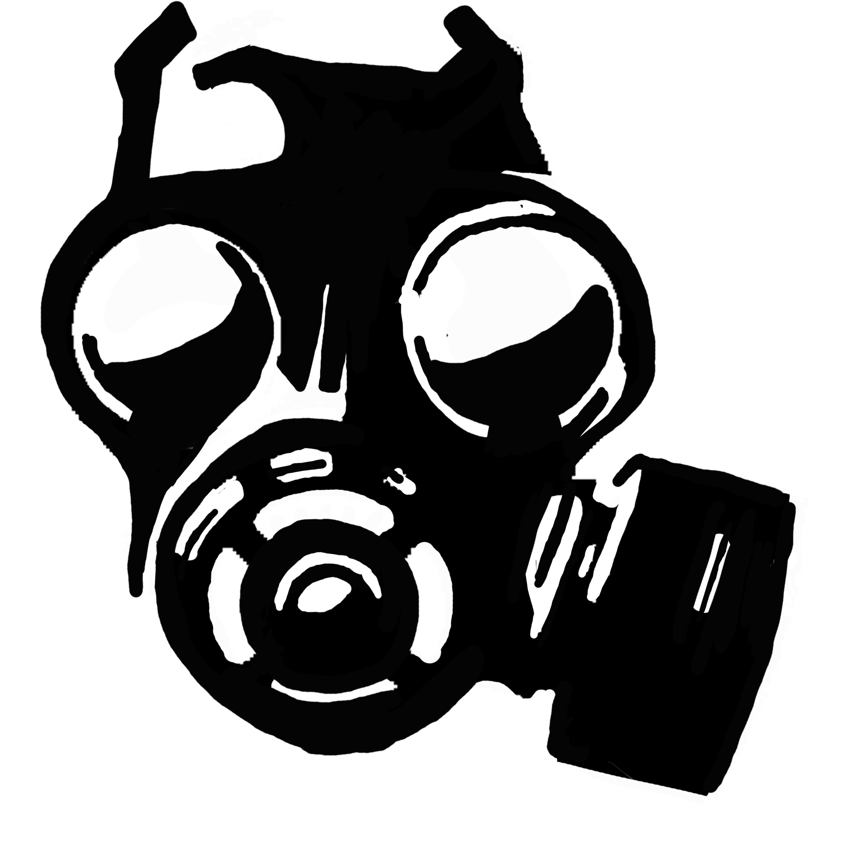 2744x2778 Luxury Cool Drawings Of Skulls With A Gas Mask - Graffiti Gas Mask Drawing