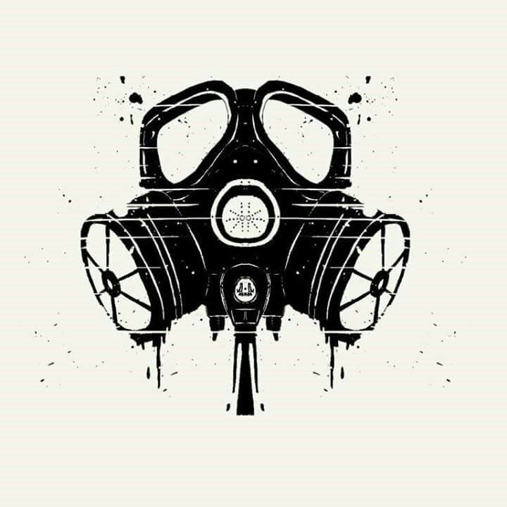 720x720 blak graffiti characters, gas mask art, gas - Graffiti Gas Mask Drawing