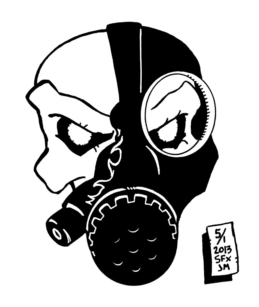 1024x1215 Gas Mask Clipart Drawn Free Clip Art Stock Illustrations - Graffiti Gas Mask Drawing