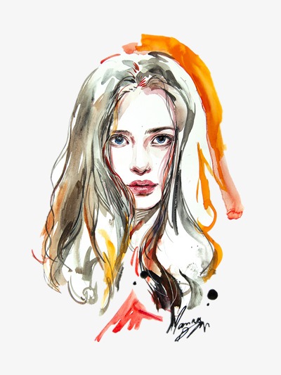 400x533 Drawing Graffiti, Girl, Decoration, Watercolor Png Image - Graffiti Girl Drawing