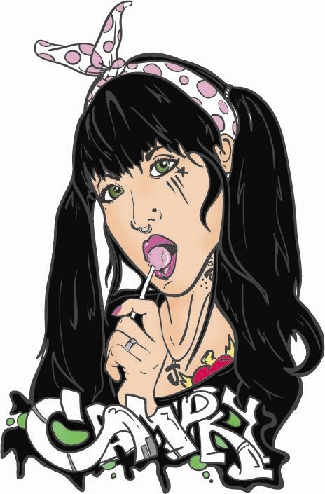 464x705 Graffiti Girl - Graffiti Girl Drawing