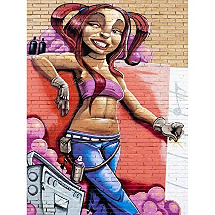 425x425 wee blue coo art painting drawing cool street graffiti - Graffiti Girl Drawing