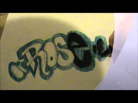480x360 How To Draw Graffiti Rose Speed Drawing Tutorial - Graffiti Rose Drawing