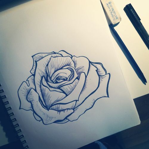 Graffiti Rose Drawing at Explore collection of