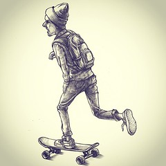 240x240 Exif - Graffiti Skateboard Drawing