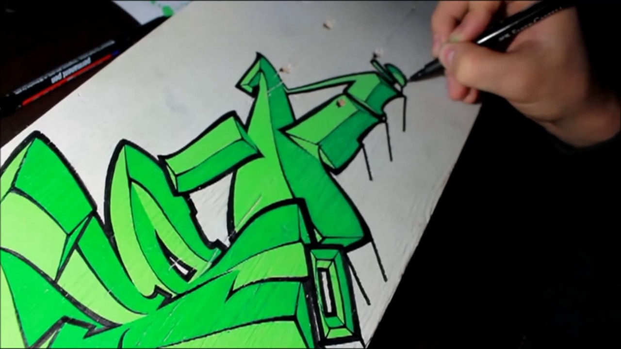 1280x720 graffiti on skateboard! tipex - Graffiti Skateboard Drawing
