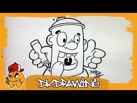 480x360 Graffiti Tutorial For Beginners How To Draw A Graffiti Spraycan - Graffiti Spray Can Drawings