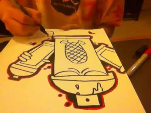 480x360 How To Draw A Graffiti Spray Paint Can For Beginners - Graffiti Spray Can Drawings