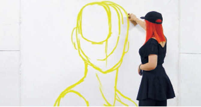 670x359 spray paint portrait, how to paint a graffiti street art mural - Graffiti Spray Paint Can Drawing