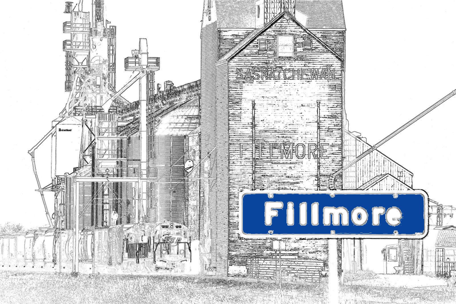 1600x1067 Grain Elevator Drawing - Grain Elevator Drawing