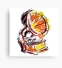 210x230 Gramophone Drawing Canvas Prints Redbubble - Gramophone Drawing