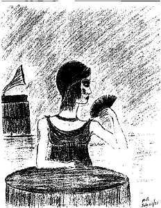 232x300 Gramophone Drawings Pixels - Gramophone Drawing