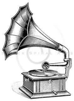 236x321 Phonograph Tattoo Inspiration In Art, Ink Pen Drawings - Gramophone Drawing
