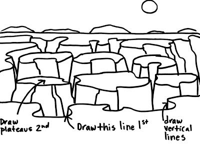 400x296 grand canyon painting lesson ngss science art, art lessons - Grand Drawing