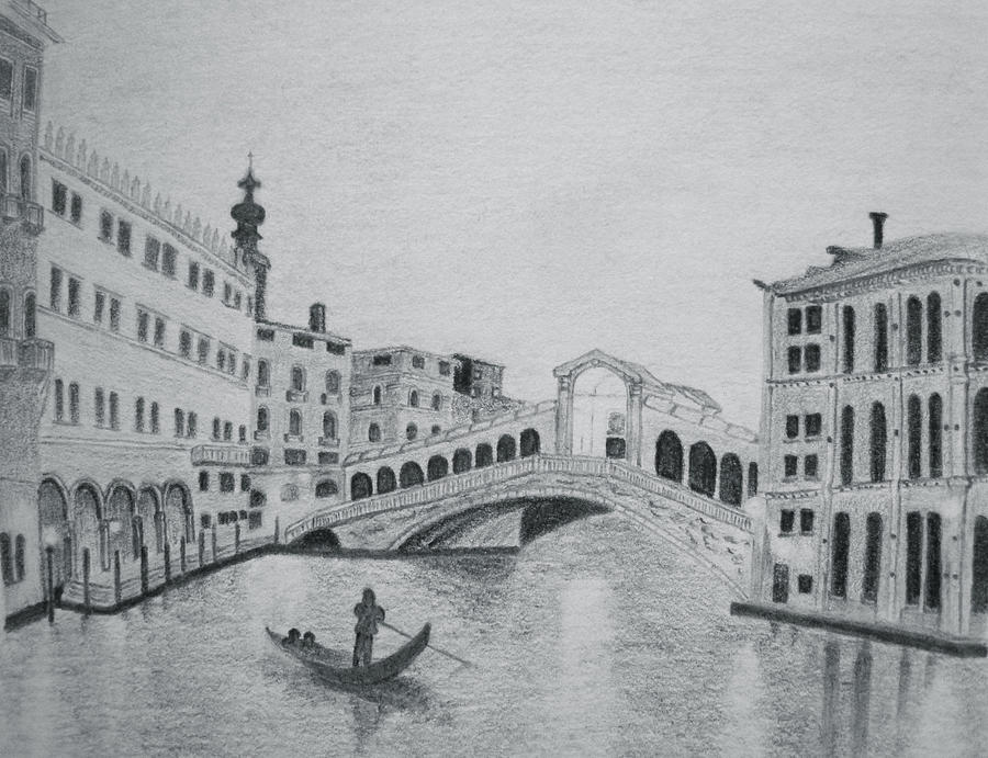 900x691 grand canal venice drawing - Grand Drawing