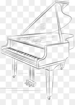 260x360 grand piano drawing png - Grand Piano Drawing