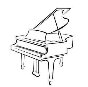 Grand Piano Drawing at PaintingValley.com | Explore collection of Grand ...