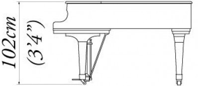 400x175 Creating A Grand Piano Cg Masters - Grand Piano Drawing Top View