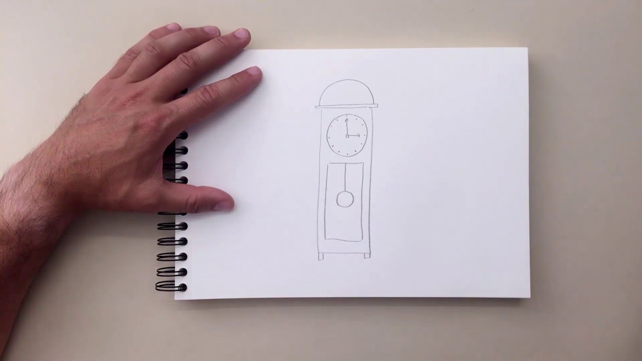 Grandfather Clock Drawing at Explore collection of