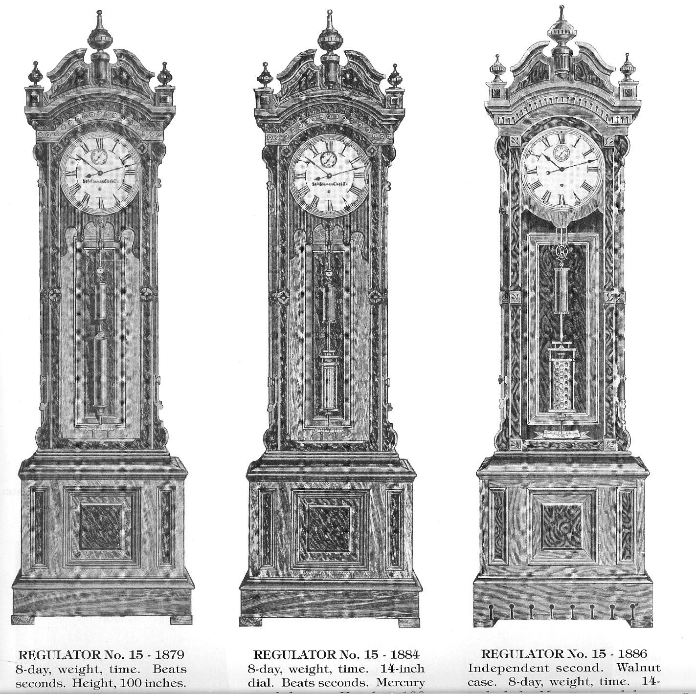 1423x1420 Vintage Grandfather Clock Drawing - Grandfather Clock Drawing