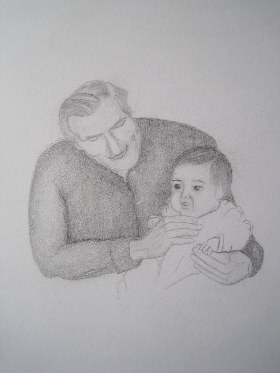900x1200 grandpa drawing - Grandpa Drawing