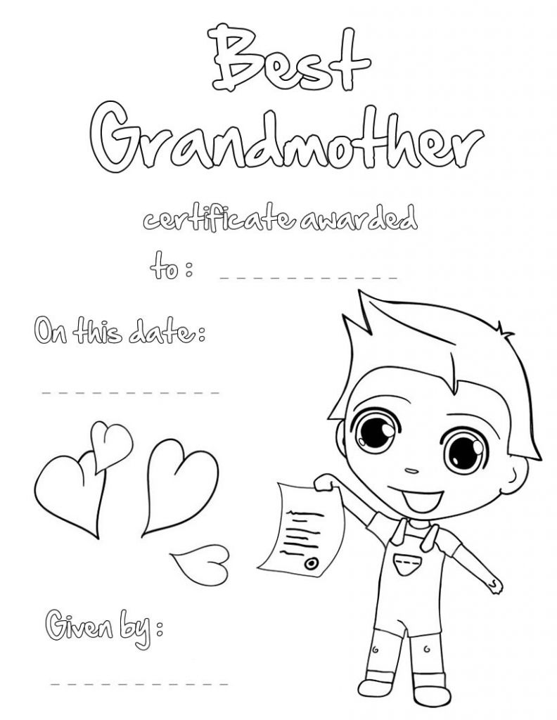 792x1024 new grandparents day coloring pages about remodel coloring pages - Grandparents Day Drawing