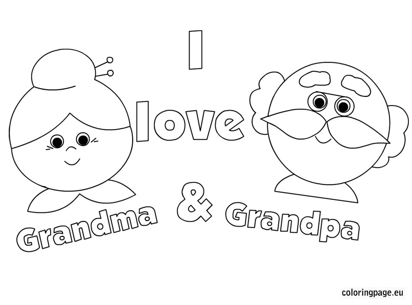 Grandparents Day Drawing at PaintingValley.com | Explore collection of ...