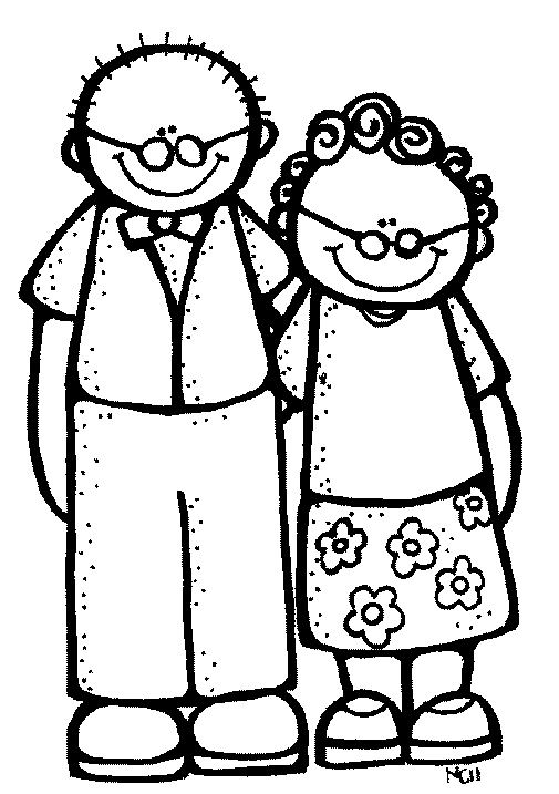 505x717 Free Clip Art Grandparent Grandparents Clip Art Free Cliparts - Grandparents Drawing