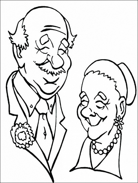 541x718 Christmas Coloring Pages For Grandparents The Best Free Grandma - Grandparents Drawing