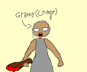 300x250 Granny - Granny Drawing