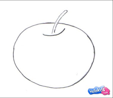 380x331 How To Draw Granny Smith Apple - Granny Drawing