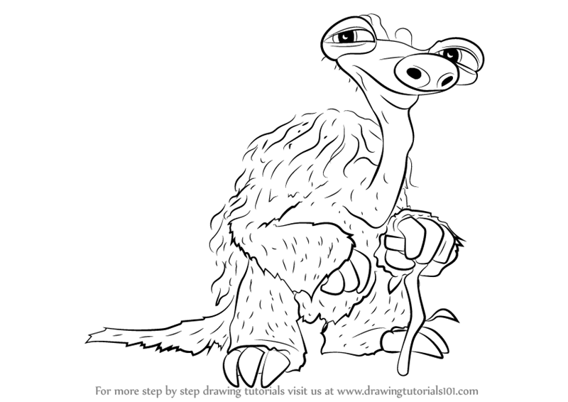 Ленивец сид крючком схема описание