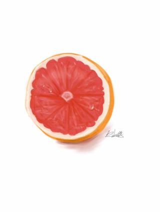 320x427 I'm Really Bad - Grapefruit Drawing