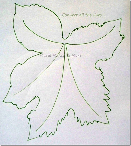 462x512 How To Paint Grapes And Grape Leaves - Grapes Leaves Drawing