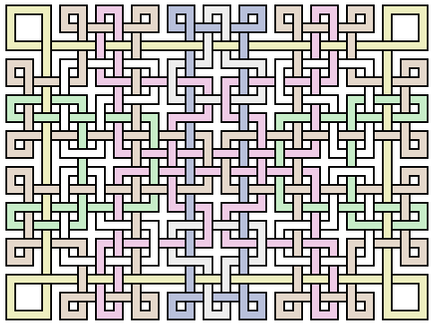 483x361 Ned Batchelder Lattice Drawings - Graph Paper Drawings