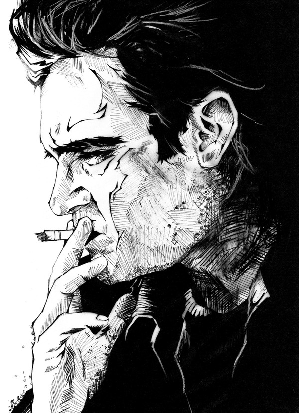 600x829 graphic black white illustrations - Graphic Art Drawing