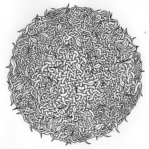 500x500 Ink Drawing The Takeover - Graphic Design Drawing