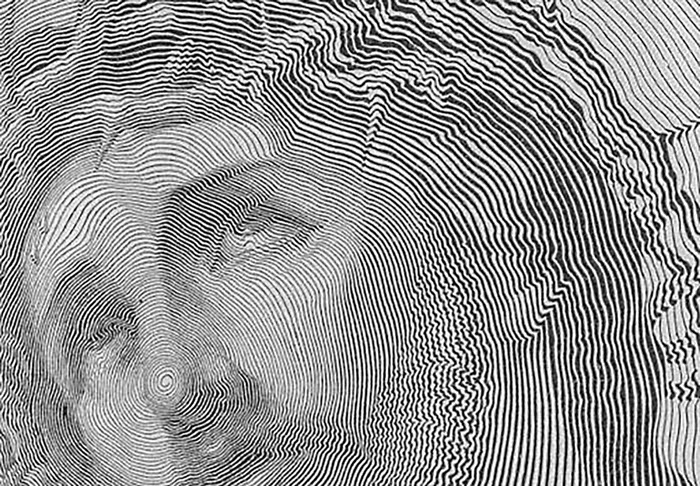 700x486 jesus drawing done with one continuous line graphic design blog - Graphic Design Drawing