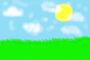 300x200 Grass Field - Grass Field Drawing